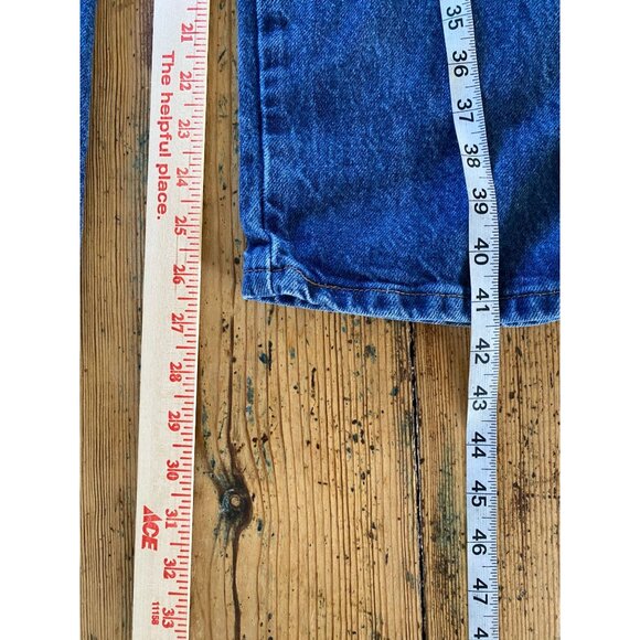 Rustler Mens Blue Denim Jeans 40x30 Vintage Relaxed Fit Straight Leg Classic - Picture 7 of 7